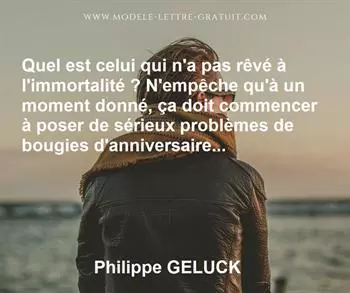 Citation de Philippe GELUCK