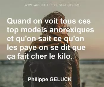 Citation de Philippe GELUCK