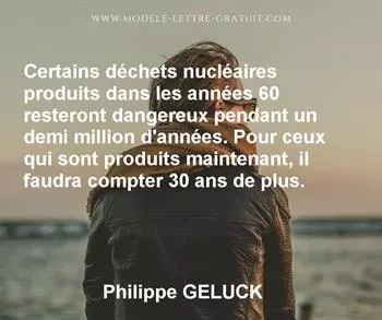 Citation de Philippe GELUCK