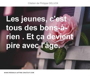 Citations Philippe GELUCK