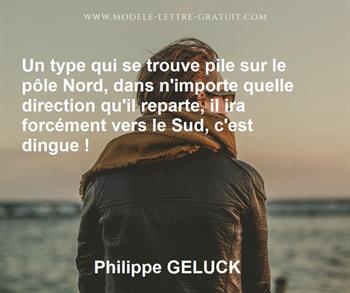 Citation de Philippe GELUCK