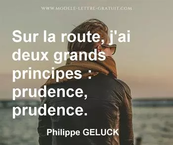 Citation de Philippe GELUCK