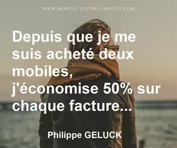 Citation de Philippe GELUCK