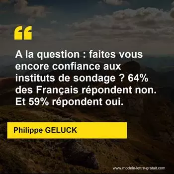 Citation Philippe GELUCK