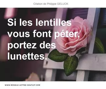 Citations Philippe GELUCK