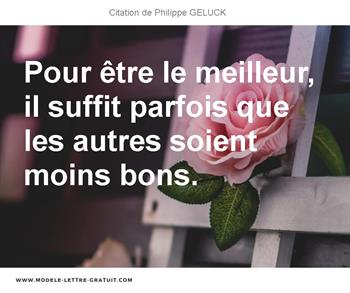 Citations Philippe GELUCK
