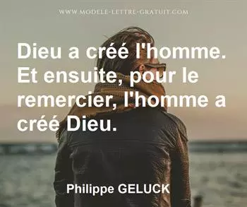 Citation de Philippe GELUCK