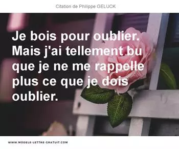 Citations Philippe GELUCK