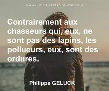 Citation de Philippe GELUCK