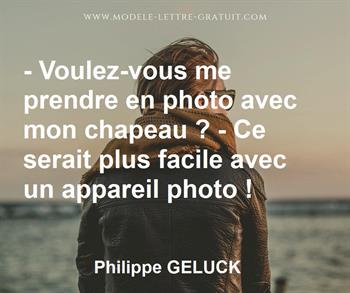 Citation de Philippe GELUCK