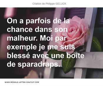 Citations Philippe GELUCK