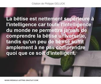 Citations Philippe GELUCK