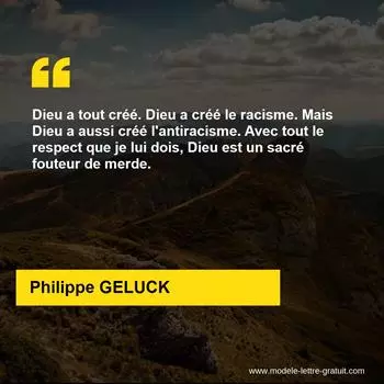 Citation Philippe GELUCK