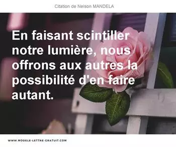 Citations Nelson MANDELA