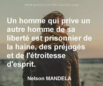 Citation de Nelson MANDELA
