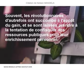 Citations Nelson MANDELA