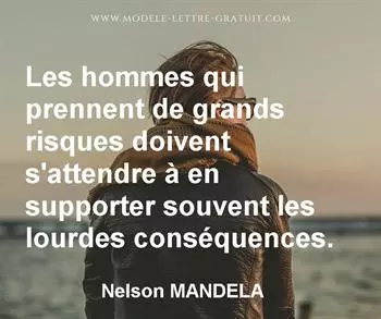 Citation de Nelson MANDELA