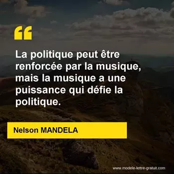 Citation Nelson MANDELA