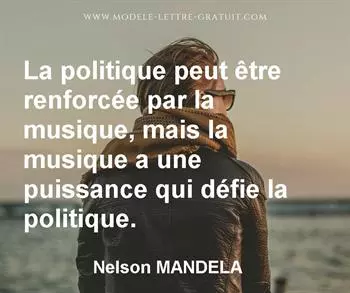Citation de Nelson MANDELA