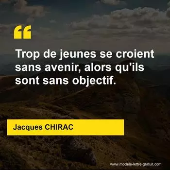 Citation Jacques CHIRAC