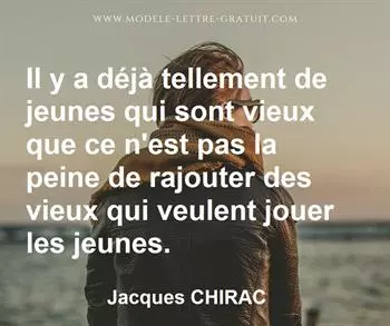 Citation de Jacques CHIRAC