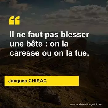 Citation Jacques CHIRAC