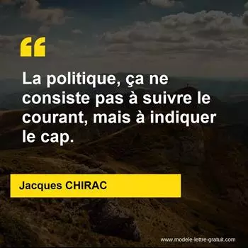 Citation Jacques CHIRAC