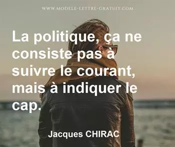 Citation de Jacques CHIRAC