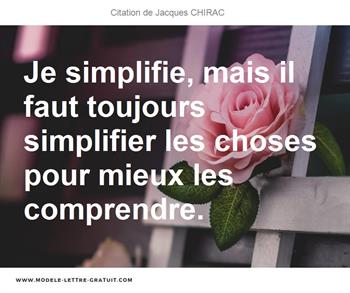 Citations Jacques CHIRAC