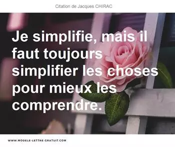 Citations Jacques CHIRAC
