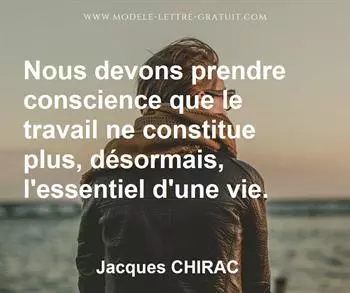 Citation de Jacques CHIRAC