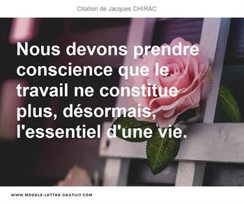 Citations Jacques CHIRAC