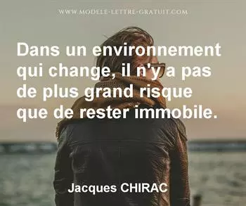 Citation de Jacques CHIRAC
