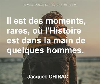 Citation de Jacques CHIRAC