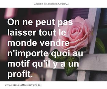 Citations Jacques CHIRAC