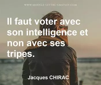 Citation de Jacques CHIRAC