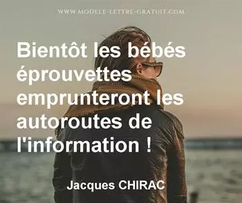 Citation de Jacques CHIRAC