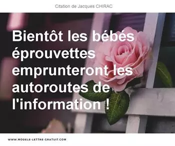 Citations Jacques CHIRAC