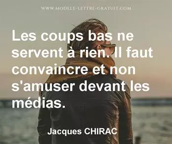 Citation de Jacques CHIRAC