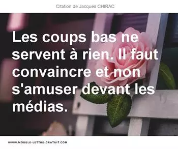 Citations Jacques CHIRAC