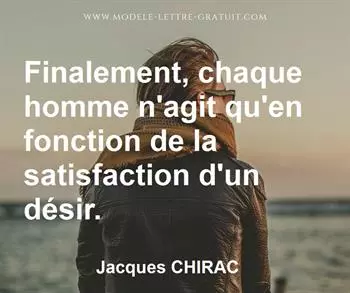 Citation de Jacques CHIRAC