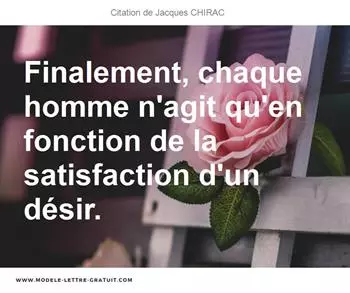 Citations Jacques CHIRAC