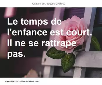 Citations Jacques CHIRAC