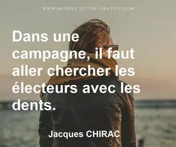 Citation de Jacques CHIRAC