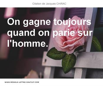 Citations Jacques CHIRAC
