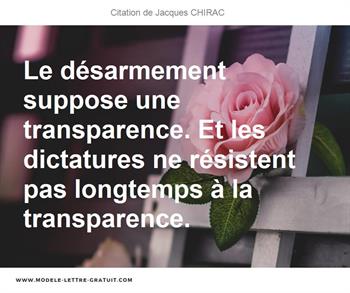 Citations Jacques CHIRAC
