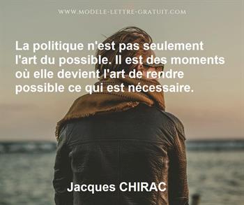 Citation de Jacques CHIRAC