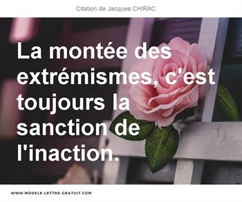 Citations Jacques CHIRAC