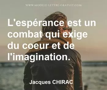 Citation de Jacques CHIRAC