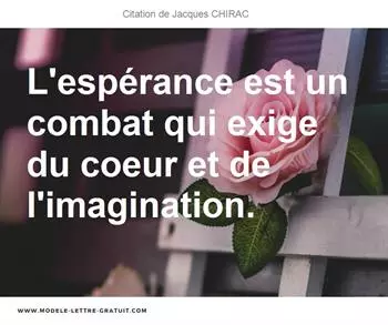 Citations Jacques CHIRAC